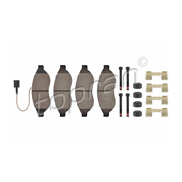 kit de plaquettes de frein avant Citroën Jumper 2006- PEUGEOT Boxer 2007- 425462