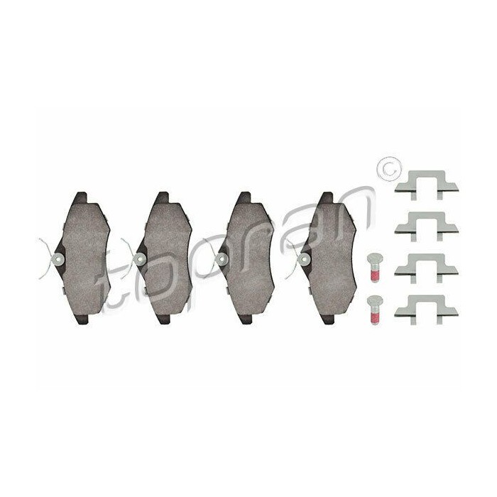 kit de plaquettes de frein avant Citroën C2 2003-2009 C3 2007-2010 425258 425345