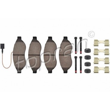 kit de plaquettes de frein avant Jumper 2006- Boxer 2007- 1623842380 425461