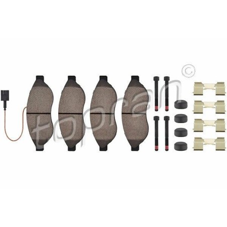 kit de plaquettes de frein avant Jumper 2006- Boxer 2007- 1623842380 425461