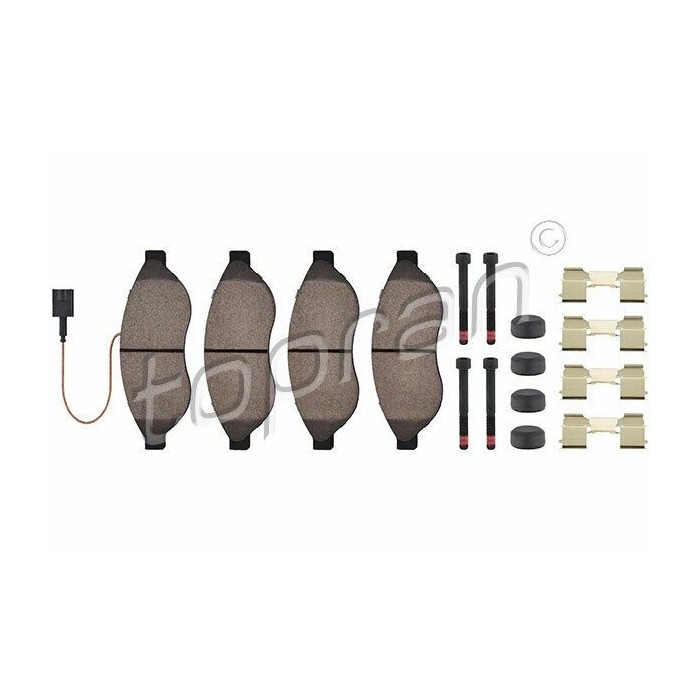 kit de plaquettes de frein avant Jumper 2006- Boxer 2007- 1623842380 425461