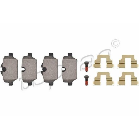 kit de plaquettes de frein arrière BMW SERIE 1 E81 E87 3 E90 MINI 34216777240
