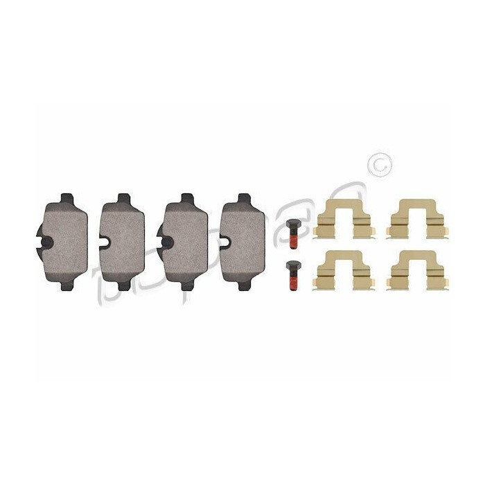 kit de plaquettes de frein arrière BMW SERIE 1 E81 E87 3 E90 MINI 34216777240