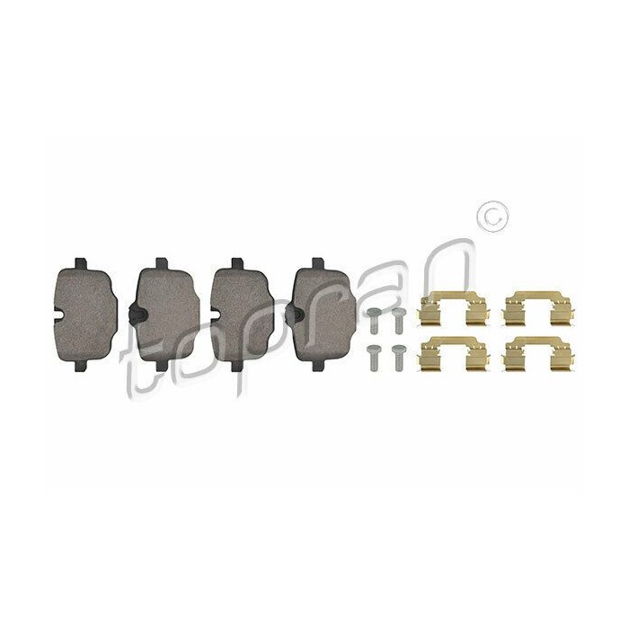 kit de plaquettes de frein arrière BMW Série 5 F10 F11 6 F06 F12 F13 34216775346