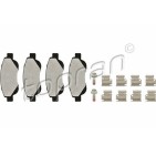 kit de plaquettes de frein avant C1 Peugeot 107 108 Toyota Aygo 1613819980