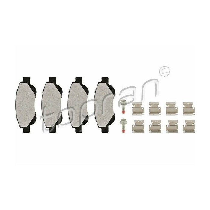 kit de plaquettes de frein avant C1 Peugeot 107 108 Toyota Aygo 1613819980
