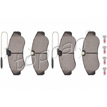 kit de plaquettes de frein avant Citroën Jumper Boxer 1994 - 2002 425119 425452