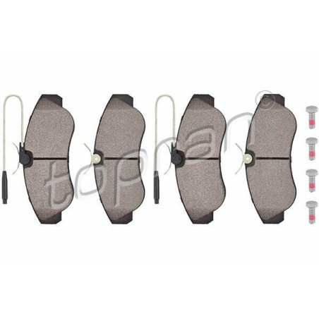kit de plaquettes de frein avant Citroën Jumper Boxer 1994 - 2002 425119 425452