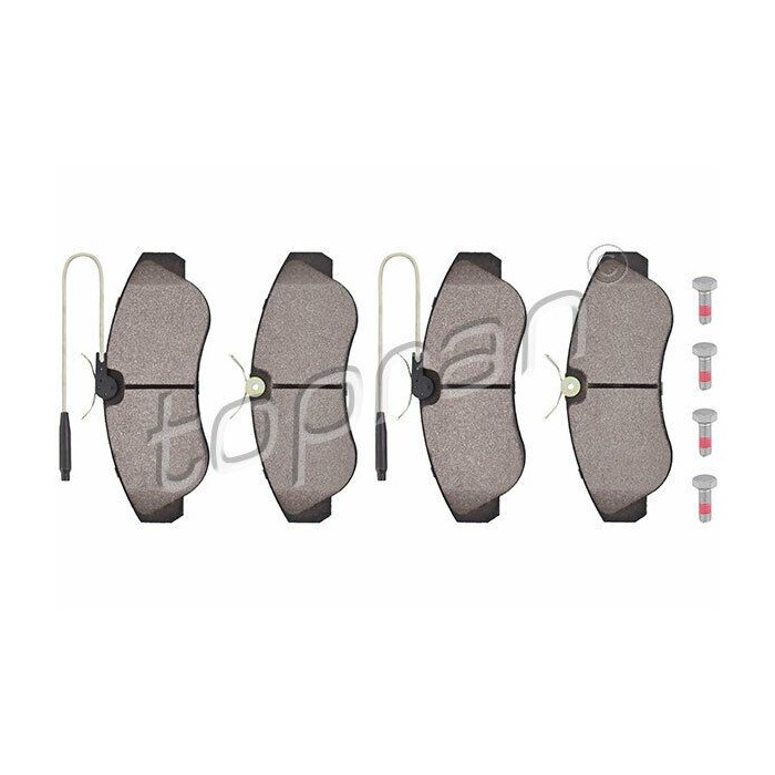 kit de plaquettes de frein avant Citroën Jumper Boxer 1994 - 2002 425119 425452