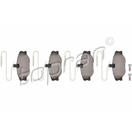 kit de plaquettes de frein avant Evasion Jumpy 806 Expert 425109 4254-53 425453