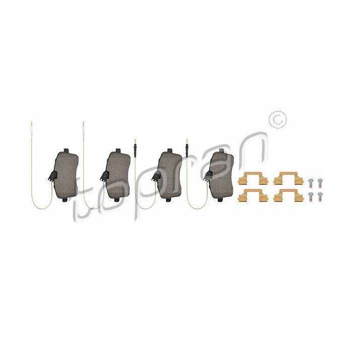 Kit de plaquettes de frein avant Peugeot 407 2004-2010 E172236 425277 425422
