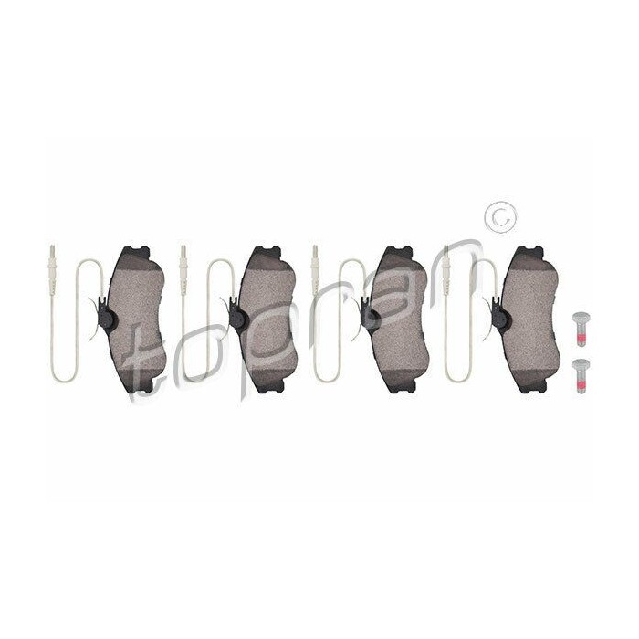 Kit de plaquettes de frein avant Citroën Berlingo Xsara Peugeot 306 1611335080