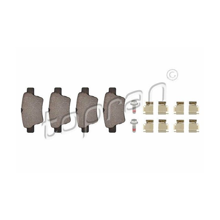 Kit de plaquettes de frein arrière Citroën C4 Peugeot 307 425399 425325 425476