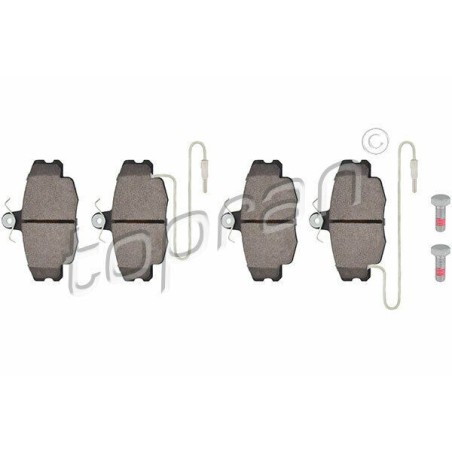 Kit de plaquettes de frein avant Logan 205 Clio Sandero Thalia Twingo 7701210142