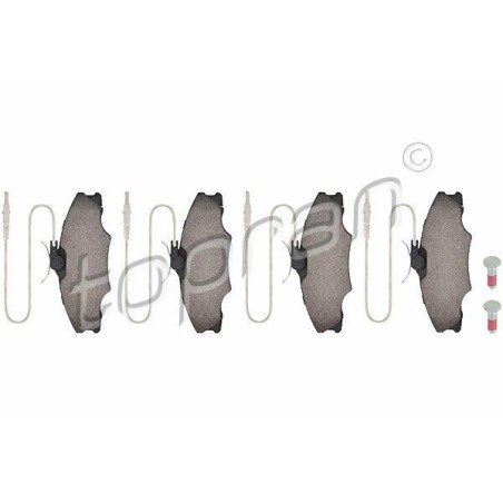 Kit de plaquettes de frein avant Peugeot 406 1995-2003-2005 4252-68 425268