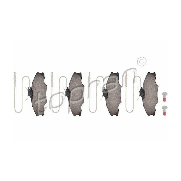 Kit de plaquettes de frein avant Peugeot 406 1995-2003-2005 4252-68 425268