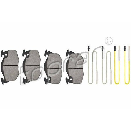 Kit de plaquettes de frein avant Citroën AX 1986-1998 ZX 1991-1998 95666970
