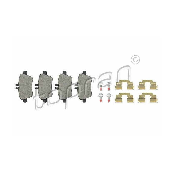 kit de plaquettes de frein arrière Mercedes Classe A B GLA SLC SLK 0074209520