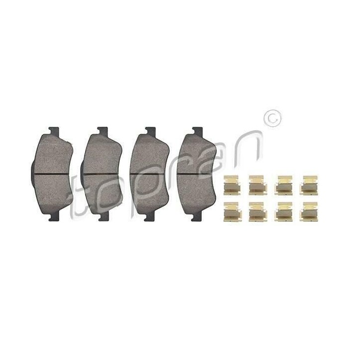 Kit de plaquettes de frein avant Toyota Auris 04465-02270 04465-YZZEC 0446502370