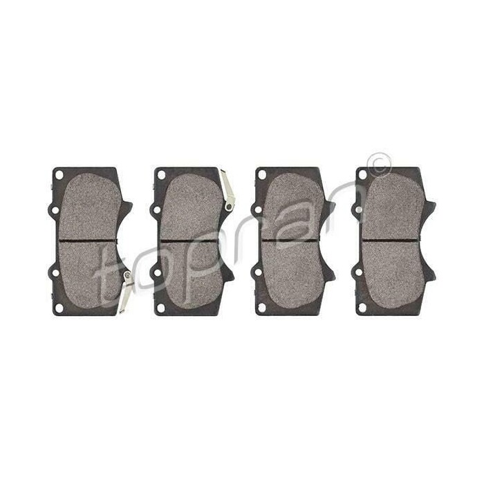Kit de plaquettes de frein avant Toyota Land Cruiser 04465-04070 04465YZZDG