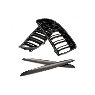 2 Grille Calandre Gauche+Droite Pour Bmw Série 3 E90 51137117241
