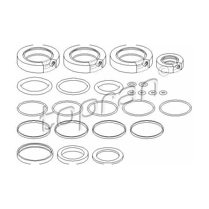 Kit joints d'étanchéité Direction Assistée BMW SERIE 3 E30 32131132798