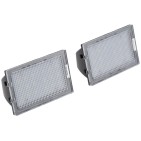 2 éclairage Plaque d'immatriculation Pour Land Rover Freelander II XFC500040