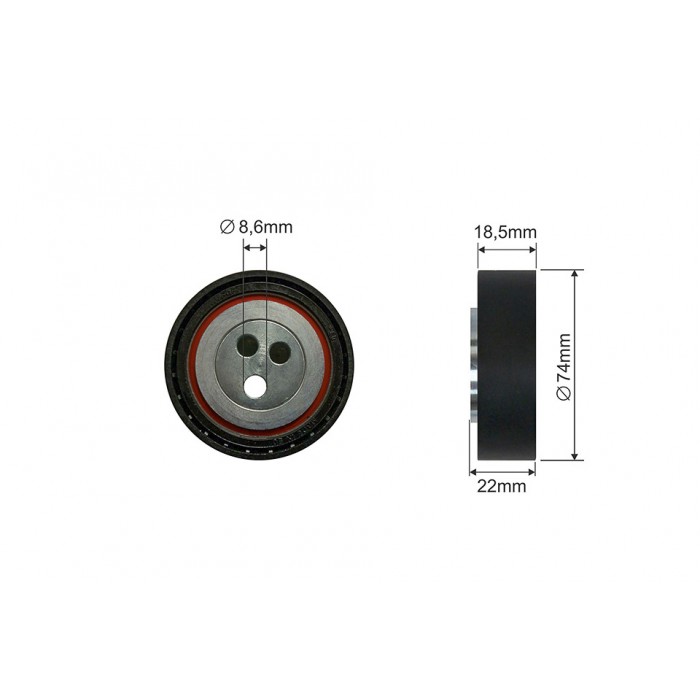 Poulie Galet Courroie Enrouleur Pour Fiat Ducato Iveco Daily III IV V 500393575