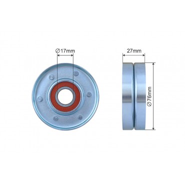 Poulie Galet Courroie Enrouleur Pour Jaguar S-Type II X-Type I Xf I Xk PQG500030
