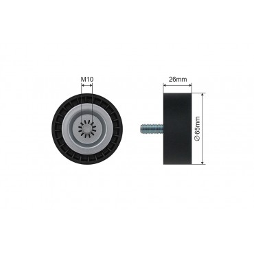 Poulie Galet Courroie Enrouleur Pour Dodge Caliber Jeep Compass A6512000270