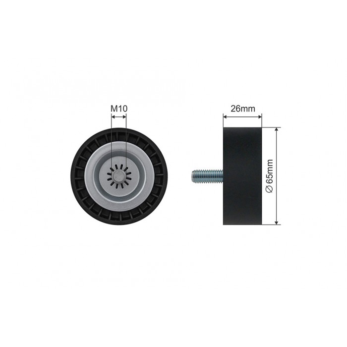 Poulie Galet Courroie Enrouleur Pour Dodge Caliber Jeep Compass A6512000270