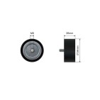 Poulie Galet Courroie Enrouleur Pour Mercedes Sprinter 3 5-T 3-T 6512000770