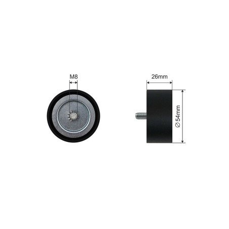 Poulie Galet Courroie Enrouleur Pour Mercedes Sprinter 3 5-T 3-T 6512000770