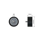 Poulie Galet Courroie Enrouleur Pour Mercedes Sprinter 3-T 4 6-T 5-T 6512000770