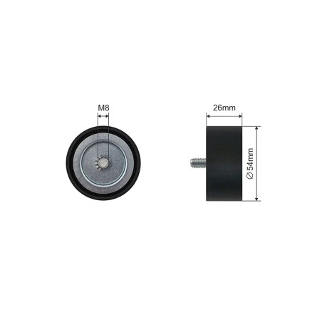 Poulie Galet Courroie Enrouleur Pour Mercedes Sprinter 3-T 4 6-T 5-T 6512000770