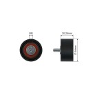 Poulie Galet Courroie Enrouleur Pour Chrysler 300C Jeep Commander A6422002570