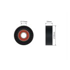 Poulie Galet Courroie Enrouleur Pour Mercedes Classe A Cls Vaneo A6682002270
