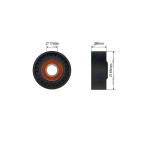 Poulie Galet Courroie Enrouleur Pour Mercedes Classe C E Glc Slc Slk A2742002000