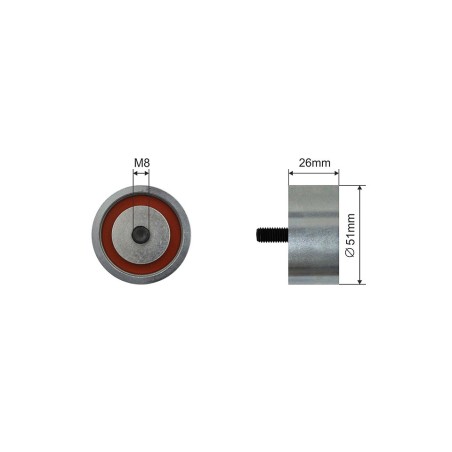 Poulie Galet Courroie Enrouleur Pour Citroën Berlingo C4 I C5 I 1613838480