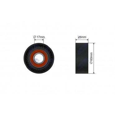 Poulie Galet Courroie Enrouleur Pour Mazda 2 3 Cx-3 Cx-30 S55015980