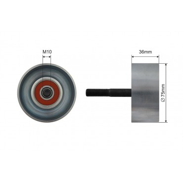 Poulie Galet Courroie Enrouleur Pour Nissan Murano II 3.5 2008-2014 11925JA11A