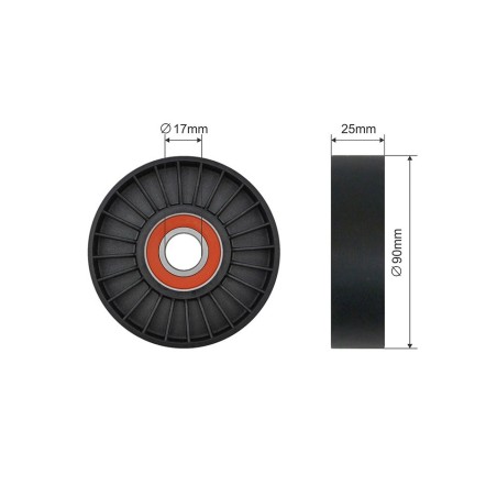 Poulie Galet Courroie Enrouleur Pour Citroën Berlingo First Xantia 96214245