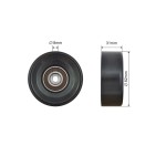 Poulie Galet Courroie Enrouleur Pour Chevrolet Captiva Hhr Malibu 12605175