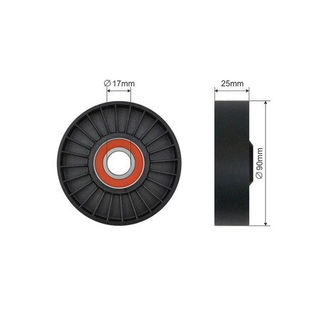 Poulie Galet Courroie Enrouleur Pour Opel Astra G Frontera B Omega B 1340545