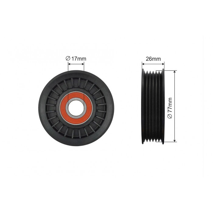 Poulie Galet Courroie Enrouleur Pour Opel Calibra A Omega B Signum 6340538