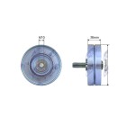 Poulie Galet Courroie Enrouleur Pour Honda Civic VII Opel Astra G H 38940PLZD00
