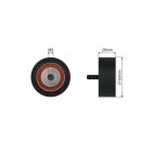 Poulie Galet Courroie Enrouleur Pour Opel Movano A Renault Master II 4500955