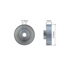 Poulie Galet Courroie Enrouleur Pour Suzuki Baleno Grand Vitara I 4916050G10