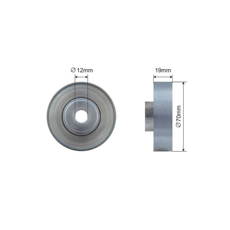 Poulie Galet Courroie Enrouleur Pour Suzuki Baleno Grand Vitara I 4916050G10