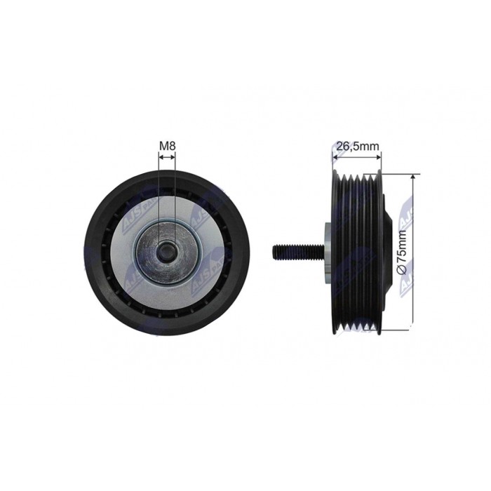 Poulie Galet Courroie Enrouleur Pour Vw Lt 28-35 28-46 074145299A 074145299AS1
